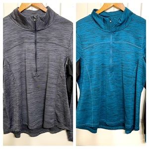 2 Dip 1/2 Zip Women’s Pullover Sweatshirts XL Bundle